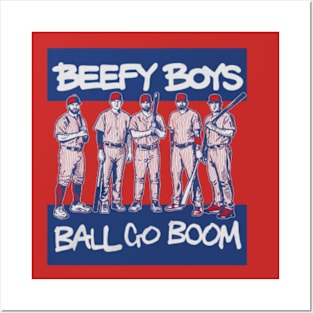 Kyle Schwarber Beefy Boys Ball Go Boom Posters and Art